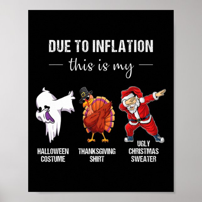 På grund av inflation är det här min Halloween-Tha Poster (Framsidan)