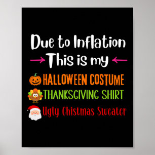 På grund av inflation är det här min Halloween-Tha Poster