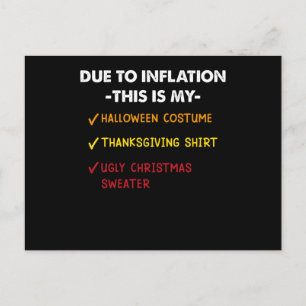På grund av inflation är det här min Halloween-Tha Vykort