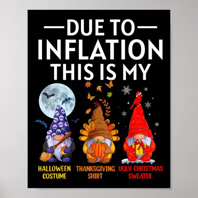 På grund av inflation är det här min konstiga Gnom Poster (Framsidan)