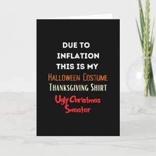 På grund av inflation är detta min roliga Hallowee Kort