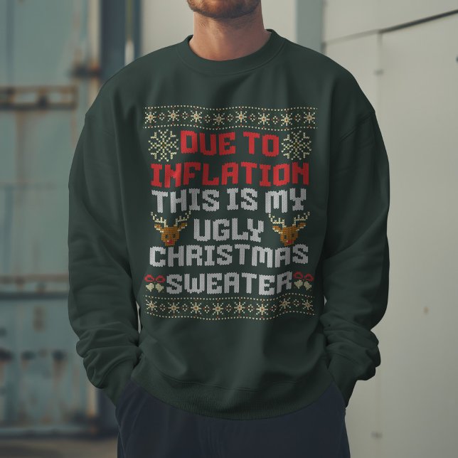 På grund av inflationen är det min fula jul lång ärmad tröja (Skapare uppladdad)
