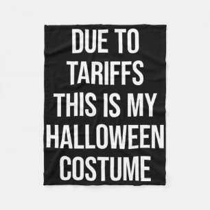 På grund av taxor är det här min Halloween Costume Fleecefilt
