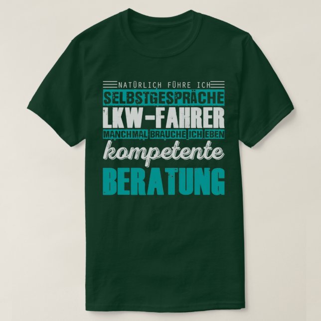 på grundval av lastbil-chaufförernas tema är en un t shirt (Design framsida)