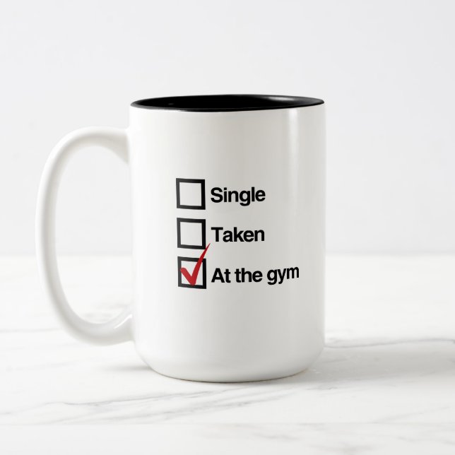 PÅ GYMNASIET Två-Tonad MUGG (Vänster)