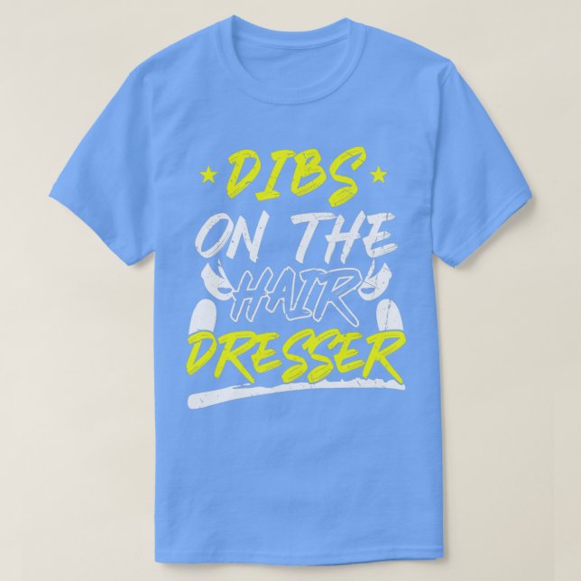 På Hairdresser Mustache 1 T Shirt (Design framsida)
