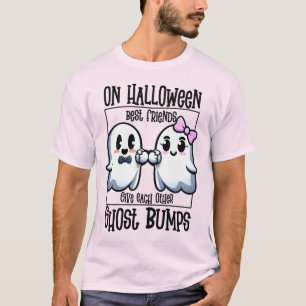 På Halloween Best Friends Ghost Bump T Shirt