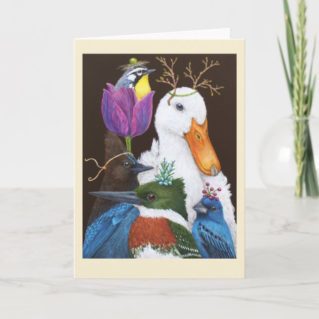 På hälsningskortet i Gala Kort (Framsida)