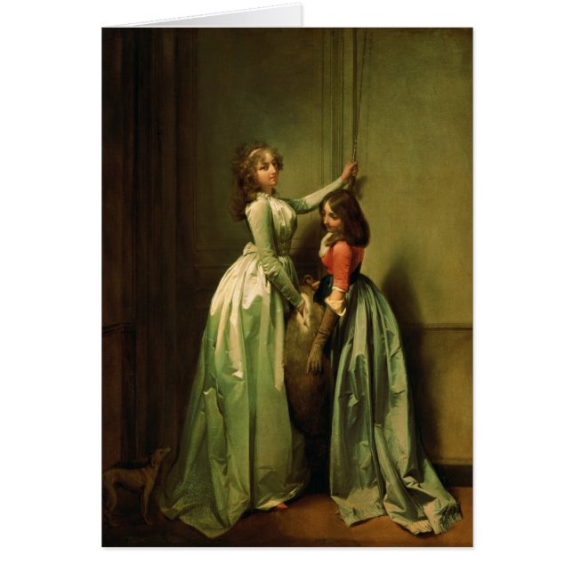 På hänrycka 1796-98 hälsningskort (Framsidan)