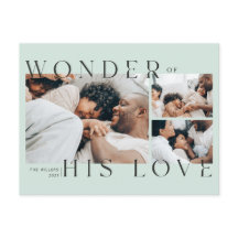 på hans julkort i Kärlek