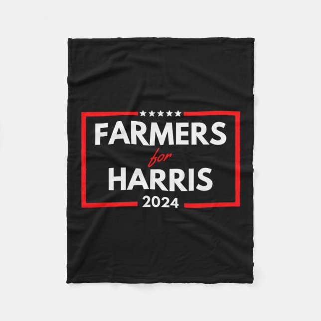 På Harris 2024 Presidentvalet Vote Kamala Fleecefilt (Framsidan)