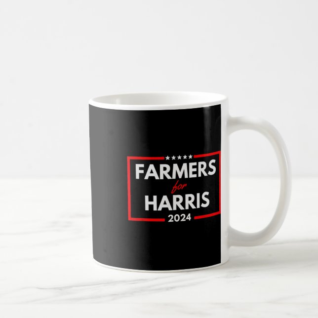 På Harris 2024 Presidentvalet Vote Kamala Kaffemugg (Höger)