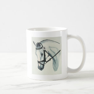 På häst för kontaktVITDressage Kaffemugg