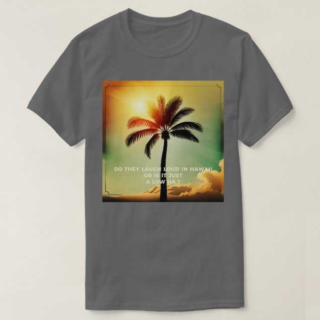 på Hawaii T Shirt (Design framsida)