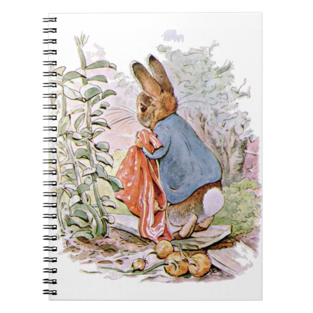 På hemmet drunknade Peter de flesta av lökarna Anteckningsbok (Framsidan)