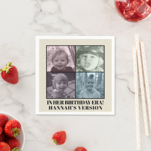 På hennes födelsedagsdag ERA Photo Eras Födelsedag Pappersservett
