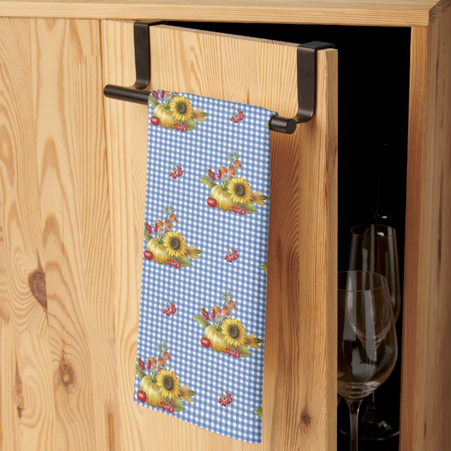 På hösten  kökshandduk (Thirds Fold)