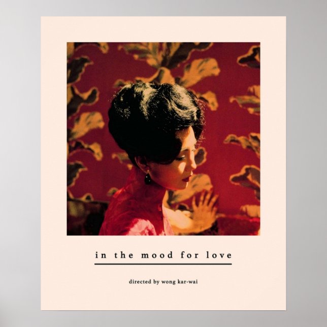 På humör för kärlek Wong Karwai Tony Leung Maggie Poster (Framsidan)