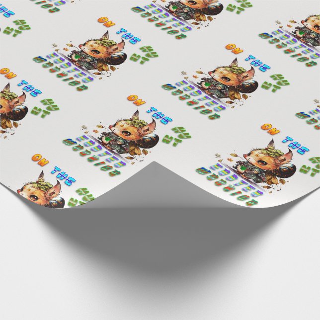 På Hunt Påsk Warrior Presentpapper (Hörn)