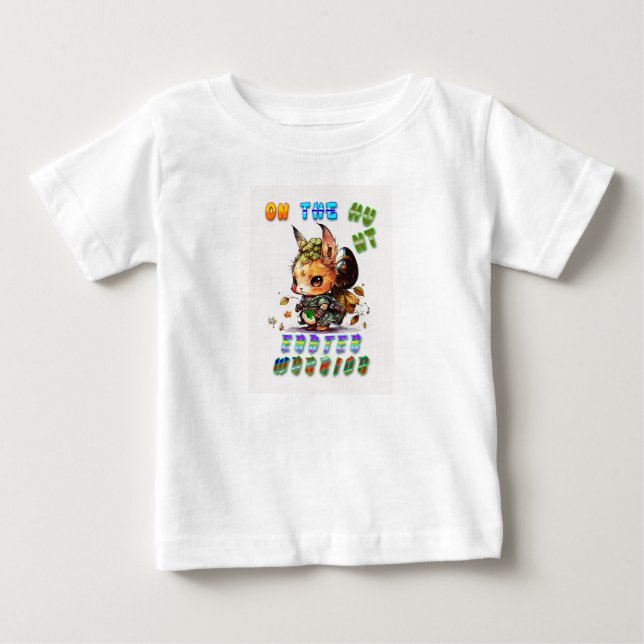 På Hunt Påsk Warrior T Shirt (Framsida)
