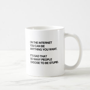 PÅ INTERNETTET KAN DU VARA VAD DU VILL.png Kaffemugg
