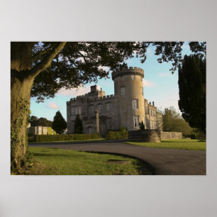 På Irland ska inloppet till Dromoland Castle-sidan Poster