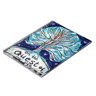 På jakten på mitt liv - Träd - Stars. Anteckningsbok