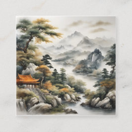 På japanska estetik även Harmony eller Ba Fyrkantigt Visitkort