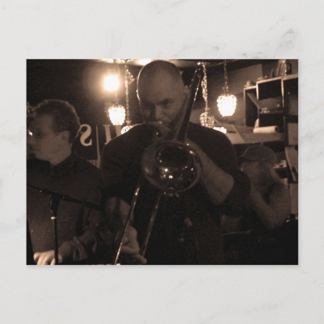 På Jazz-Klubben Vykort (Framsida)