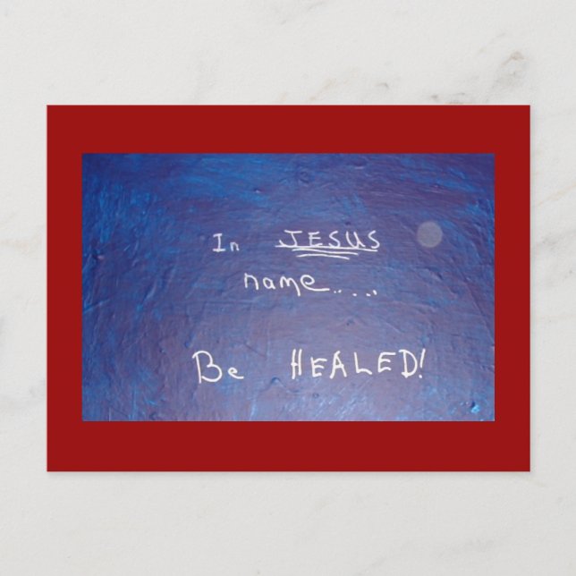 PÅ JESUS NAMN-1118 VYKORT (Framsida)