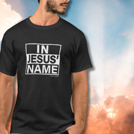 På Jesus Namn Personlig T-Shirt