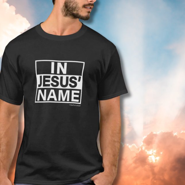 På Jesus Namn Personlig T-Shirt (Skapare uppladdad)