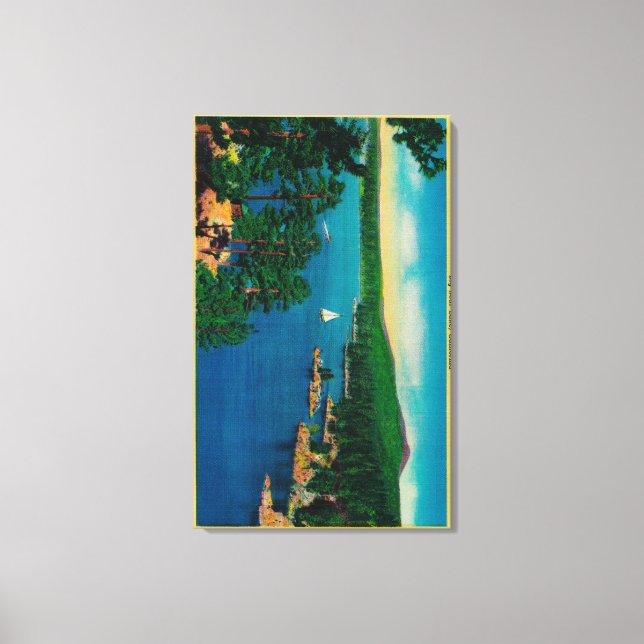 På jordgubben i San Bernardino Canvastryck (Framsida)