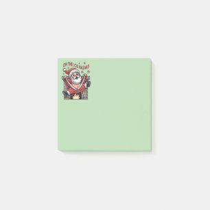 På jultomten vid jobbet post-it block