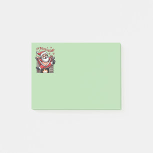 På jultomten vid jobbet post-it block