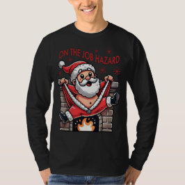 På  jultomten vid jobbet t shirt