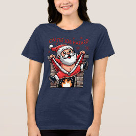 På  jultomten vid jobbet t shirt