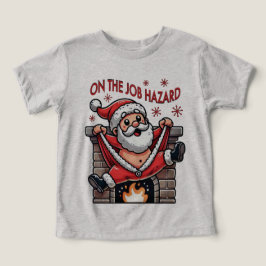På  jultomten vid jobbet t shirt