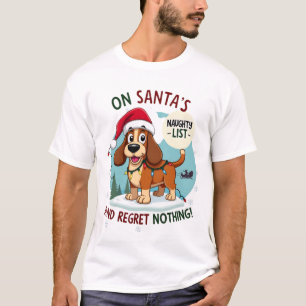 På Jultomtens lista över busiga ångra ingenting Ba T Shirt