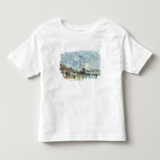 På kajen de Bercy i Paris, 1874 Tee Shirt (Framsida)