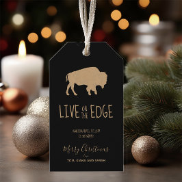 På Kant Buffalo Kraft Papper ID602 Presentetikett