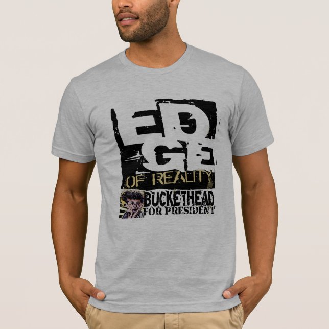 på kanten av verklighet… tee shirt (Framsida)