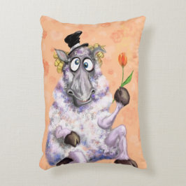 På Kärlek Ram - Romantic - lägg till texten / Namn Prydnadskudde