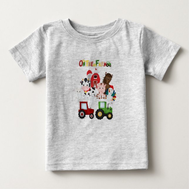 På kärlet från Farm Barnyard Boskap T Shirt (Framsida)