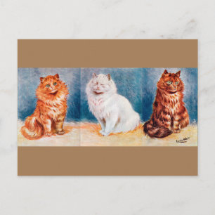 På kattshowen, Louis Wain Vykort