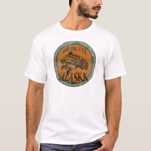 PÅ - - klipsk ALASKA VINTAGELOGOTYP T Shirt