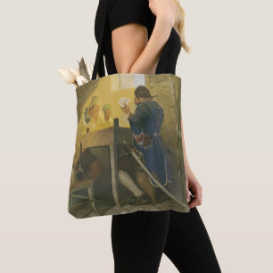 På Kort i Clunys bur av NC Wyeth Tygkasse