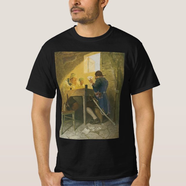 På korten i Clunys bur av NC Wyeth T-shirt (Framsida)