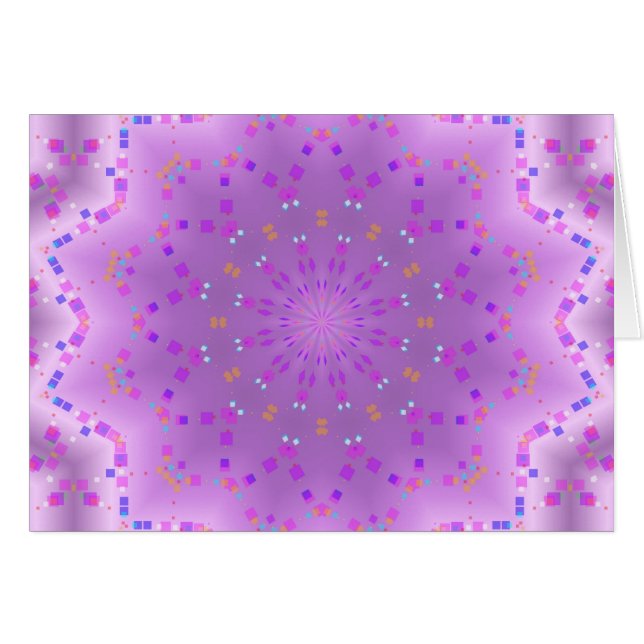 På kvällen hälsningskort (Framsidan Horizontal)