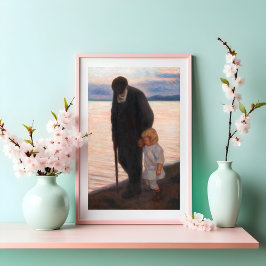 På kvällen, Hugo Simberg Poster